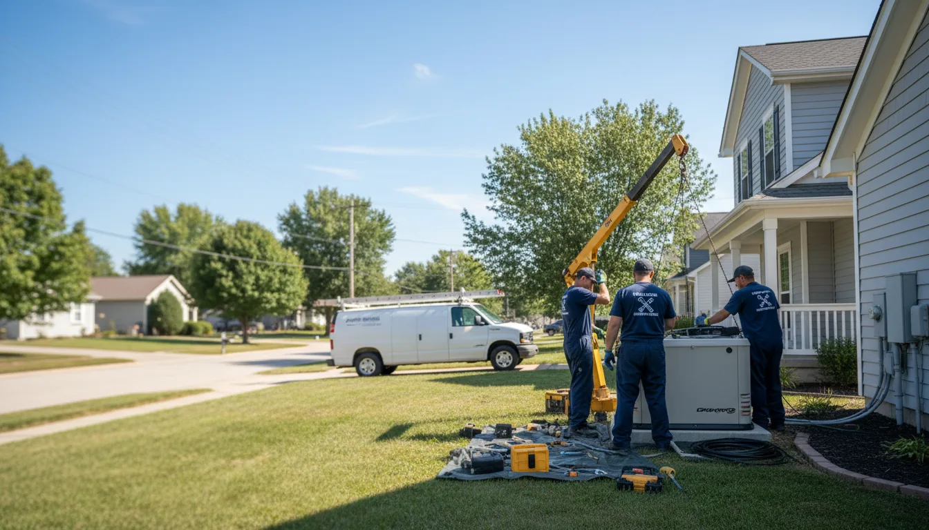 Generator Installation in Mt Zion, IL near me